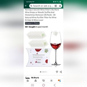 Wine Purifier Filter Pack